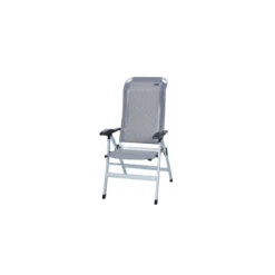 Fauteuil De Camping Alu Dossier Haut ECO Basalte