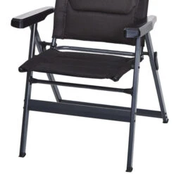 Fauteuil Camping Premium Noir -Magasin De Camping En Plein Air fauteuil premium noir 3