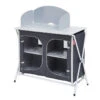 Meuble De Cuisine Pliant Gris/noir -Magasin De Camping En Plein Air meuble cuisine pliant gris noir