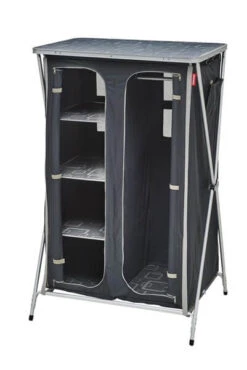 Meuble De Rangement Avec Penderie Gris/noir