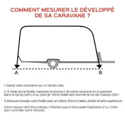 Auvent De Caravane GUERANDE 2,70m -Magasin De Camping En Plein Air product 7