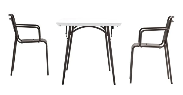 Table Polyéthylène Pliage Central 180 Cm 5 Table Polyéthylène Pliage Central 180 Cm – Image 3